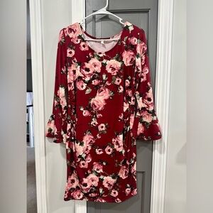 Pinkblush Floral Maternity Dress